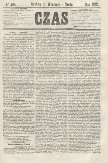 Czas. [R.5], № 206 (8 września 1852) + dod.