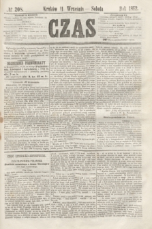 Czas. [R.5], № 208 (11 września 1852)