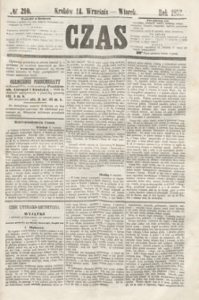 Czas. [R.5], № 210 (14 września 1852)