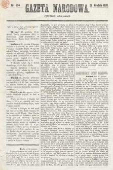 Gazeta Narodowa (wydanie wieczorne). 1870, nr 334