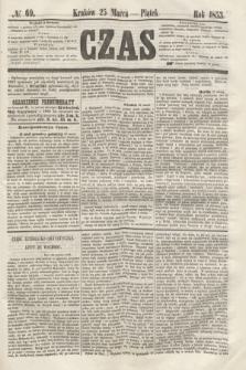 Czas. [R.6], № 69 (25 marca 1853)
