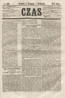 Czas. [R.6], № 179 (7 sierpnia 1853)