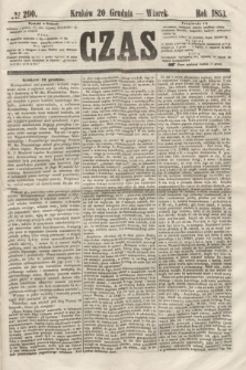 Czas. [R.6], № 290 (20 grudnia 1853)