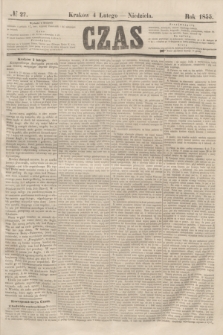 Czas. [R.8], № 27 (4 lutego 1855)