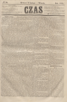 Czas. [R.8], № 28 (6 lutego 1855)