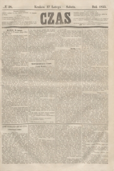 Czas. [R.8], № 38 (17 lutego 1855)