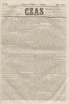 Czas. [R.8], № 49 (2 marca 1855)
