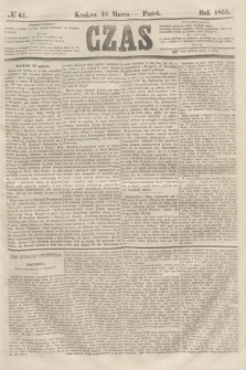 Czas. [R.8], № 61 (16 marca 1855)