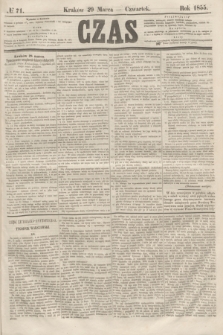 Czas. [R.8], № 71 (29 marca 1855)