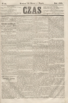 Czas. [R.8], № 72 (30 marca 1855)