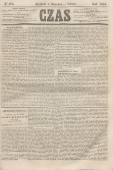 Czas. [R.8], № 175 (4 sierpnia 1855)