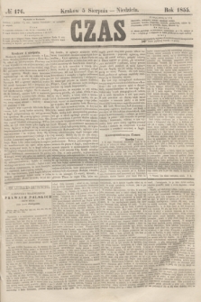 Czas. [R.8], № 176 (5 sierpnia 1855)