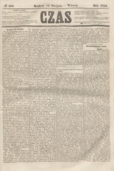 Czas. [R.8], № 183 (14 sierpnia 1855)