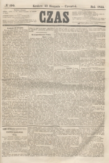 Czas. [R.8], № 190 (23 sierpnia 1855)