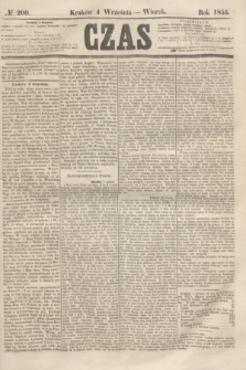 Czas. [R.8], № 200 (4 września 1855)