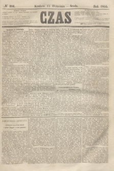 Czas. [R.8], № 206 (12 września 1855)