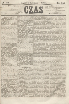 Czas. [R.8], № 250 (3 listopada 1855)
