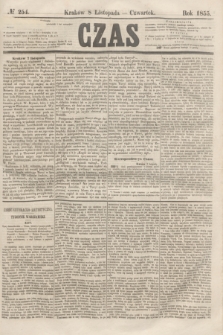 Czas. [R.8], № 254 (8 listopada 1855) + dod.