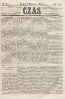 Czas. [R.8], № 255 (9 listopada 1855)