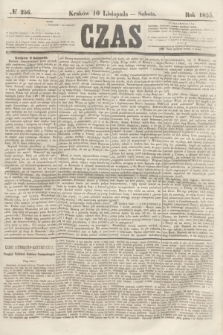 Czas. [R.8], № 256 (10 listopada 1855)