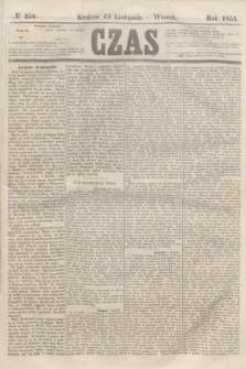 Czas. [R.8], № 258 (13 listopada 1855)