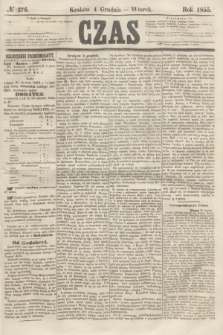 Czas. [R.8], № 276 (4 grudnia 1855)
