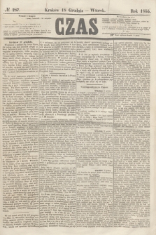 Czas. [R.8], № 287 (18 grudnia 1855)