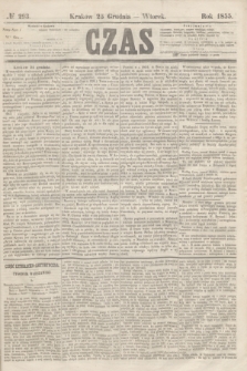 Czas. [R.8], № 293 (25 grudnia 1855)