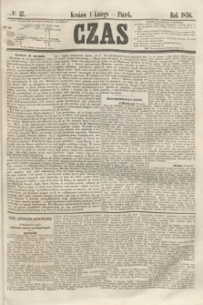 Czas. [R.9], № 27 (1 lutego 1856)