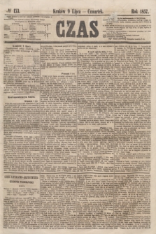 Czas. [R.10], № 153 (9 lipca 1857)