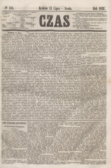 Czas. [R.10], № 158 (15 lipca 1857)