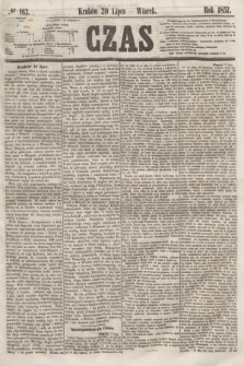 Czas. [R.10], № 163 (20 lipca 1857)
