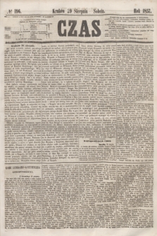 Czas. [R.10], № 196 (29 sierpnia 1857)