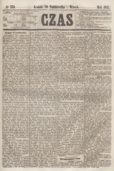 Czas. [R.10], № 239 (20 października 1857)