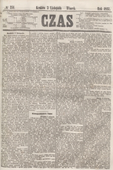 Czas. [R.10], № 251 (3 listopada 1857)
