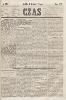 Czas. [R.10], № 278 (4 grudnia 1857)