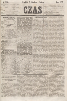 Czas. [R.10], № 284 (12 grudnia 1857)