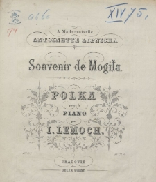 Souvenir de Mogiła : polka pour le piano