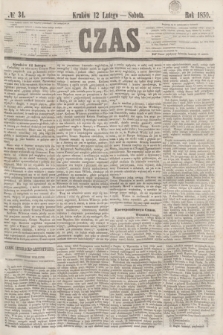 Czas. [R.12], № 34 (12 lutego 1859)