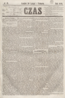 Czas. [R.12], № 41 (20 lutego 1859) + dod.