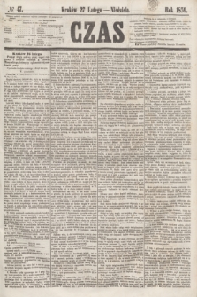 Czas. [R.12], № 47 (27 lutego 1859)