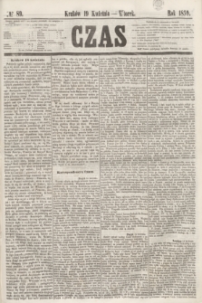 Czas. [R.12], № 89 (19 kwietnia 1859)