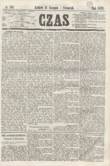 Czas. [R.12], № 183 (11 sierpnia 1859)