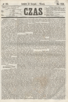 Czas. [R.12], № 192 (23 sierpnia 1859)