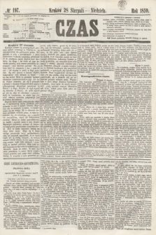 Czas. [R.12], № 197 (28 sierpnia 1859)