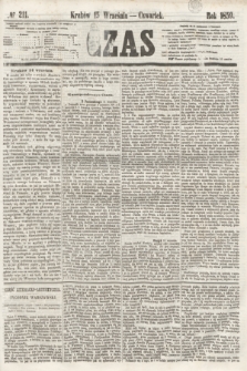 Czas. [R.12], № 211 (15 września 1859)