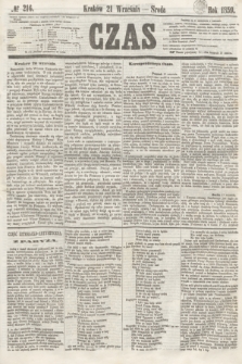 Czas. [R.12], № 216 (21 września 1859)