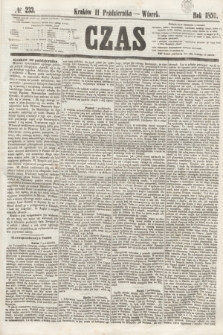 Czas. [R.12], № 233 (11 października 1859)