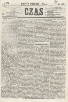Czas. [R.12], № 239 (18 października 1859)