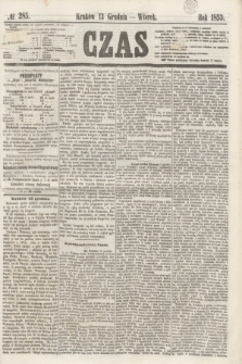 Czas. [R.12], № 285 (13 grudnia 1859)